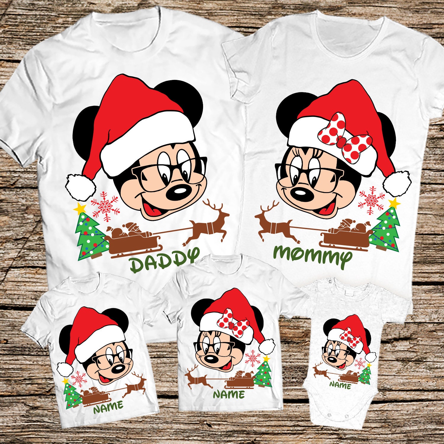 matching family disney christmas shirts