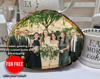 Wood Wall Art Large, Photo On Wood, Personalized Womens, Wood Slices Large, Wood Slices Wedding, Wood Signs Personalized, Wood Wall Decor