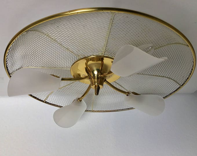 Wall or ceiling lamp 50s mid century modern Mategot era