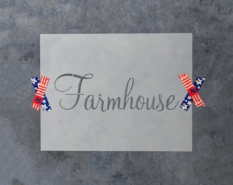Farmhouse stencil | Etsy
