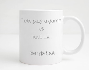Typography mug - Fuck typography - Typography - Rude Typography Mug - Coffee Mug - Inspirational Mug - Funny Mug - Fuck Off Mug - Rude Mug