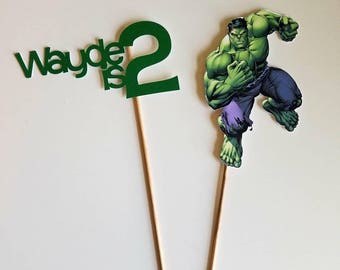 Hulk cake topper | Etsy