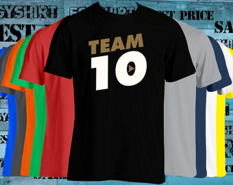 Team 10 Jake Paul JP t-shirt we can change the lettering any color just ask best price fast shipping