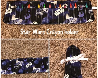 Crayon Roll up crayon holder