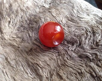 Hand Carved Carnelian Bead.