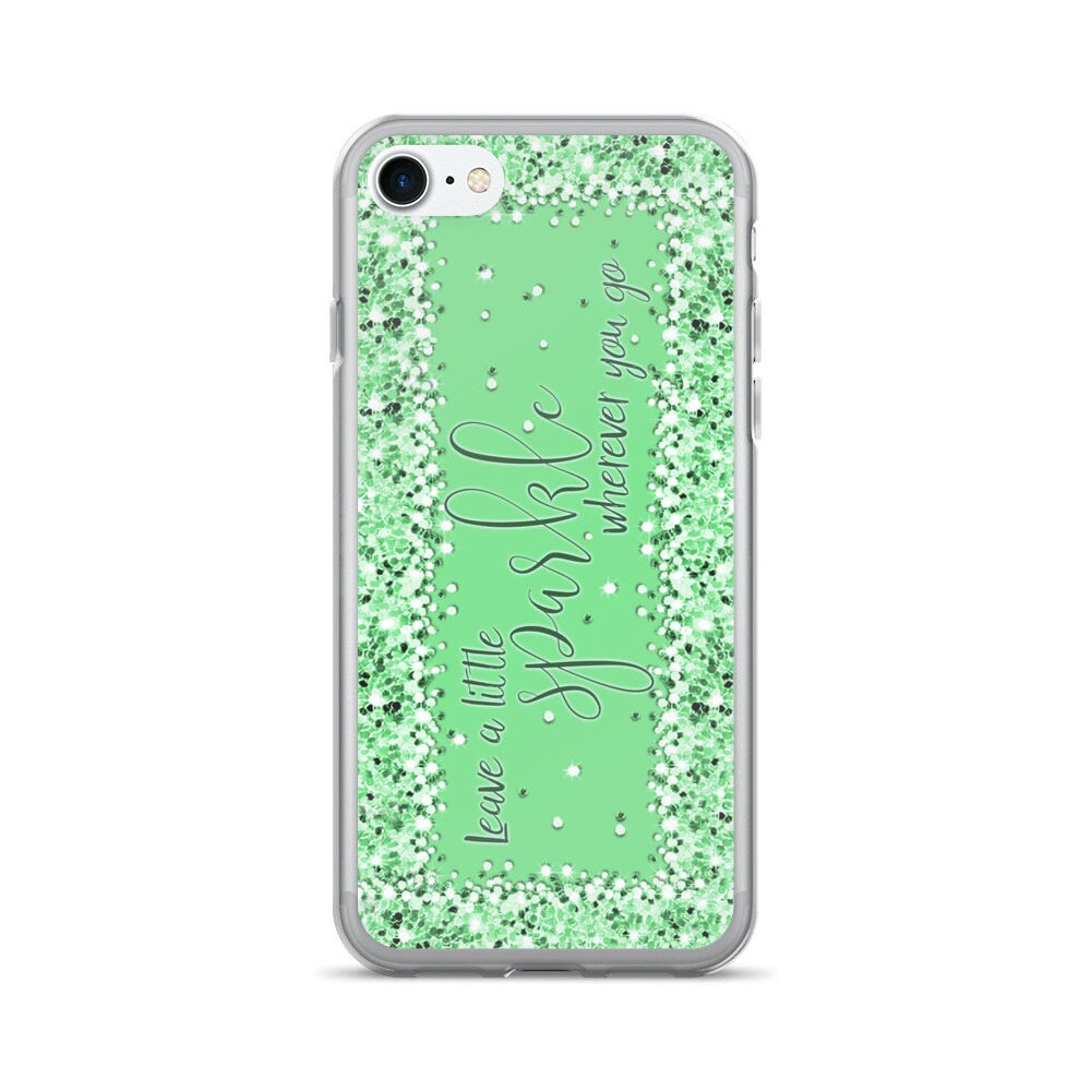 green sparkle iphone 7 plus case green sparkle iphone 7 plus case