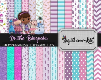 Doc McStuffins Digital Paper