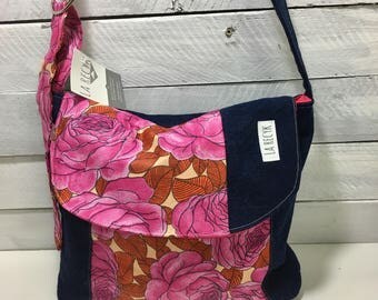 Globe Trotter, florals, bag flap bag, eco-friendly
