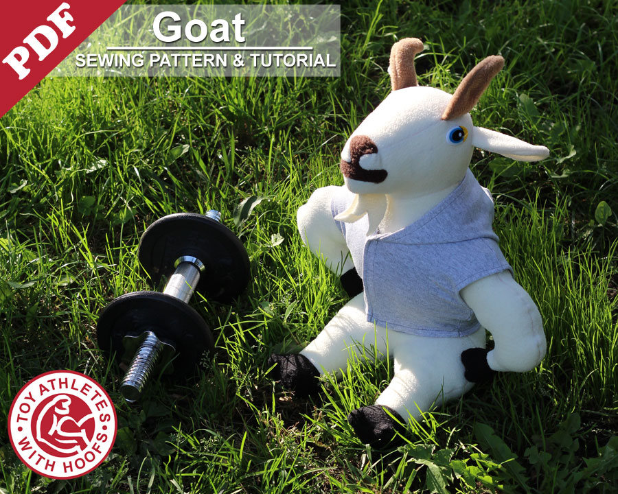 stuffed goat sewing pattern free