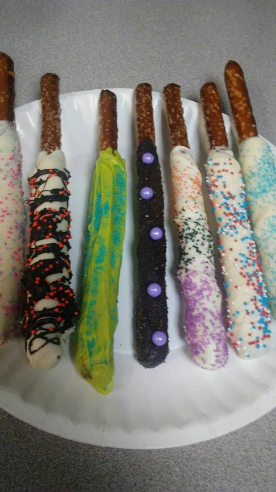 Dipped And Decorated Pretzel Rods For Any Occasion Will   Il 570xN.1313160983 H935 