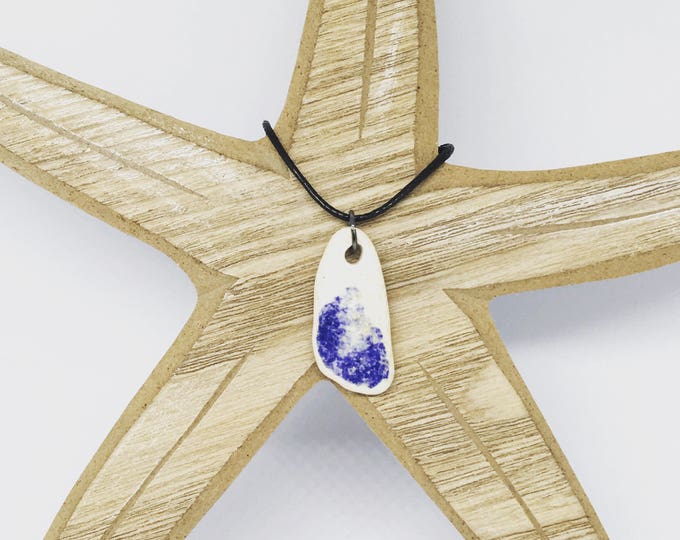 Sea Pottery Pendant from Tenby Wales UK