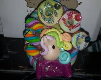 Unicorno arcobaleno kawaii