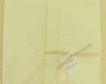Stationery set-echt Bütten-6 sheets & envelopes, color: chamois