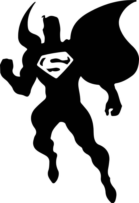 Superman Svg Files Silhouettes Dxf Files Cutting files Cricut