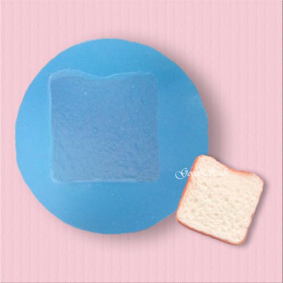 Download Mini 3D Miniature Silicone Bread Mold Square Shaped Fake Faux