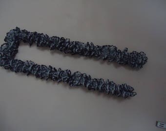 Scarf handmade ruffle and tassels