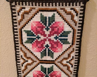 Norwegian Scandinavian Folk Art Klokkestreng, Bell Pull , Wall Decor