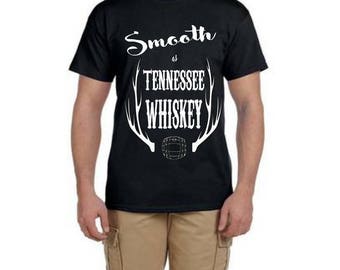 Smooth as Tennessee whiskey, Drinking shirt, concert shirt, Chris stapleton shirt, country concert, country tee, Men shirt, chris stapleton