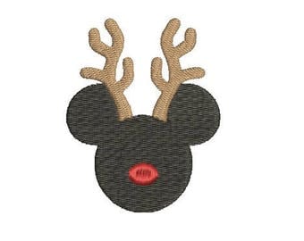Mickey Rudolph Embroidery Design Mickey Rudolph Embroidery Design