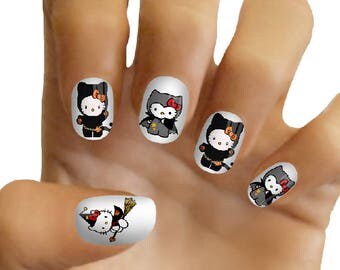 Hello Kitty Halloween Nail Decals