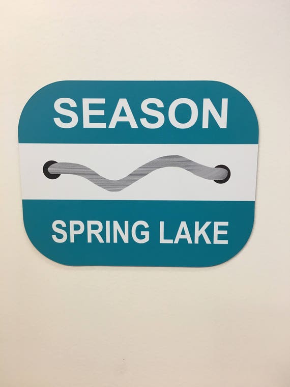 Spring Lake Beach Badge Car