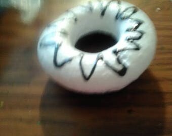 Chocolate doughnut squishy with chocolate icing