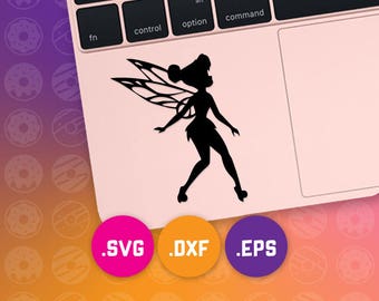 tinkerbell svg, tinkerbell dxf, tinkerbell cut file, tinkerbell eps, fairy svg, fairy dxf, fairy cut file, fairy eps, peter pan svg