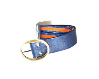 Ceinture Zoulay bleu marine
