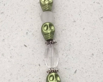 Skull suncatcher - Green
