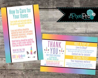 LulaRoe care card post cards, LulaRoe thank you cards, LulaRoe happiness policy with thank you, LulaRoe return policy with care instructions