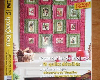 french magazine MAGIC PATCH N. 71 - 2007 - 9 detailed quilts to do