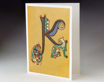 Illuminated letter | Etsy
