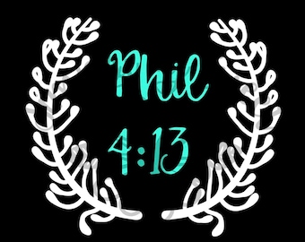 Bible Verse Decal/Sticker, you choose the bible verse!