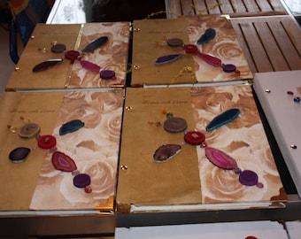 Artist's book "Bruno and Clara and the secret of Lummelum" written by Iris Adam