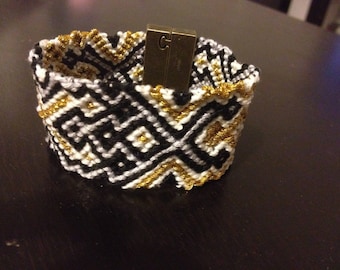 Bracelet friendship cuff made of cotton way