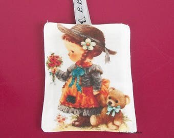 with image girl Lavender sachet