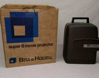 Super 8 Movie Projector with Original Box