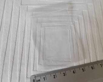 Set of 100 bags transparent zip closure