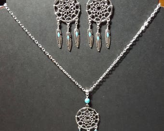 Set dream catcher turquoise