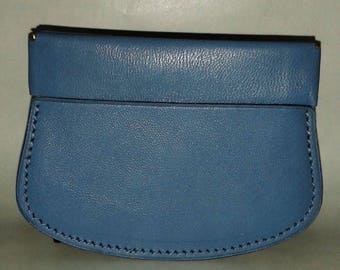 Barenia light brown calf leather purse