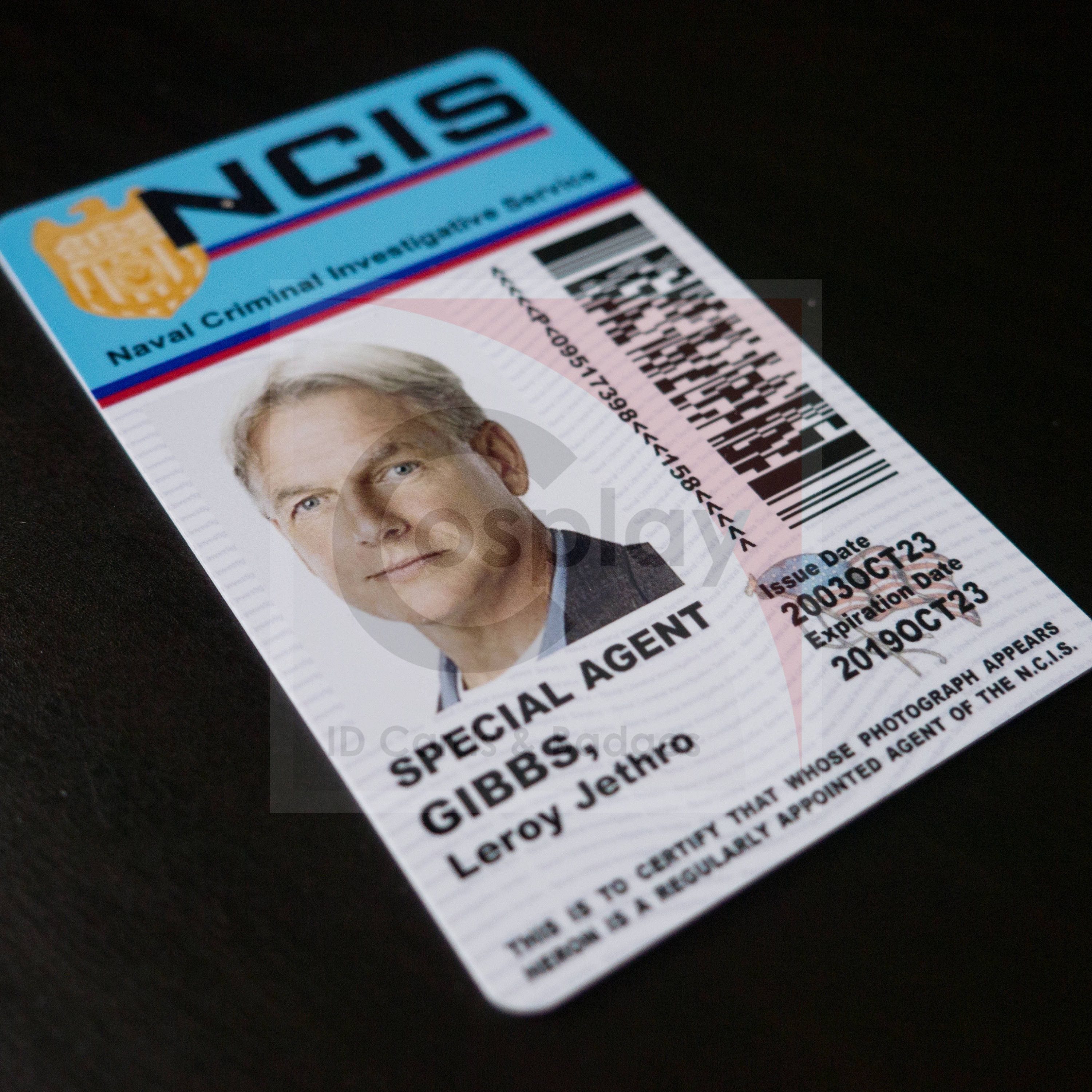 NCIS Cosplay ID Badge Agent Jethro Gibbs Tony DiNozzo Ziva