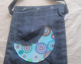 Bag denim with 2 pockets