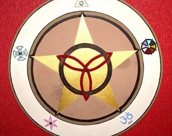 Blason aux motifs ésotérique