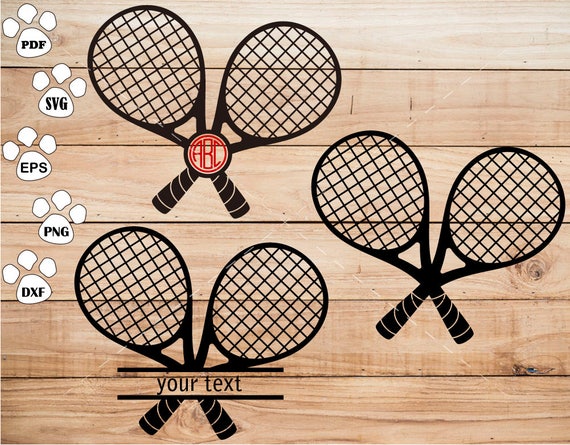 Download Tennis Racket SVG Files Tennis Monogram Frame svg Tennis