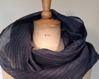 Cheich, écharpe, étole, foulard en lin super léger