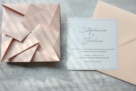 Origami Wedding Invitations Instructions 5