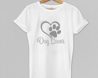 Dog lover t shirt | Etsy