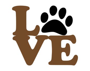 Download Dog love svg | Etsy