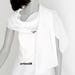 White Silk Scarf, White Crepe Scarf, White Men Scarf, Natural White, Light Ivory, Pure Natural Silk, Crepe 100% Silk, Hand Hemmed 13" x 56".