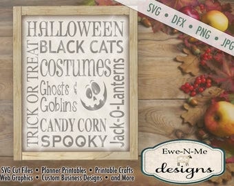 Halloween SVG - halloween subway svg - Jack o Lantern SVG - Trick or Treat svg - Black Cat - Commercial Use svg, dfx, png and jpg files
